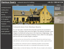 Tablet Screenshot of cotswoldstone.com